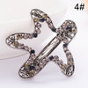 Image of Vintage Women's Butterfly Leaves Hairpins Crystal Rhinestone Hair Clip Crown Tiara Girls barrette Beautiful Hair Gifts 16 Styles