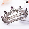 Image of Vintage Women's Butterfly Leaves Hairpins Crystal Rhinestone Hair Clip Crown Tiara Girls barrette Beautiful Hair Gifts 16 Styles