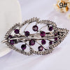 Image of Vintage Women's Butterfly Leaves Hairpins Crystal Rhinestone Hair Clip Crown Tiara Girls barrette Beautiful Hair Gifts 16 Styles