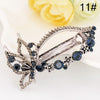 Image of Vintage Women's Butterfly Leaves Hairpins Crystal Rhinestone Hair Clip Crown Tiara Girls barrette Beautiful Hair Gifts 16 Styles