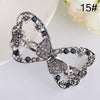 Image of Vintage Women's Butterfly Leaves Hairpins Crystal Rhinestone Hair Clip Crown Tiara Girls barrette Beautiful Hair Gifts 16 Styles