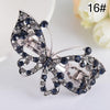 Image of Vintage Women's Butterfly Leaves Hairpins Crystal Rhinestone Hair Clip Crown Tiara Girls barrette Beautiful Hair Gifts 16 Styles
