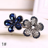 Image of Vintage Women's Butterfly Leaves Hairpins Crystal Rhinestone Hair Clip Crown Tiara Girls barrette Beautiful Hair Gifts 16 Styles