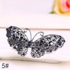 Image of Vintage Women's Butterfly Leaves Hairpins Crystal Rhinestone Hair Clip Crown Tiara Girls barrette Beautiful Hair Gifts 16 Styles
