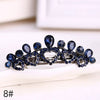 Image of Vintage Women's Butterfly Leaves Hairpins Crystal Rhinestone Hair Clip Crown Tiara Girls barrette Beautiful Hair Gifts 16 Styles