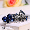 Image of Vintage Women's Butterfly Leaves Hairpins Crystal Rhinestone Hair Clip Crown Tiara Girls barrette Beautiful Hair Gifts 16 Styles