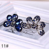 Image of Vintage Women's Butterfly Leaves Hairpins Crystal Rhinestone Hair Clip Crown Tiara Girls barrette Beautiful Hair Gifts 16 Styles