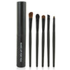 Image of New Women'S Fashion Brushes 5Pc Wooden Handle Eye Shadow Eyebrow Lips Brush Easy To Carry Beauty Makeup Too#l